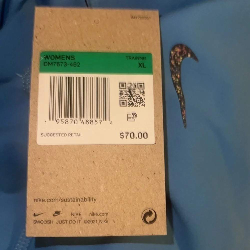 XL Nike yoga‎ tights leggings Baby Blue